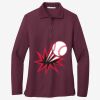 Women's Silk Touch Long Sleeve Polo Thumbnail