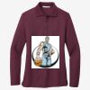 Women's Silk Touch Long Sleeve Polo Thumbnail