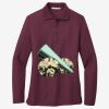 Women's Silk Touch Long Sleeve Polo Thumbnail