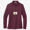 Women's Silk Touch Long Sleeve Polo Thumbnail