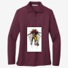 Women's Silk Touch Long Sleeve Polo Thumbnail