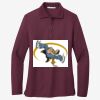 Women's Silk Touch Long Sleeve Polo Thumbnail