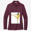 Women's Silk Touch Long Sleeve Polo Thumbnail