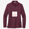 Women's Silk Touch Long Sleeve Polo Thumbnail