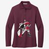 Women's Silk Touch Long Sleeve Polo Thumbnail