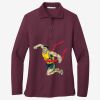 Women's Silk Touch Long Sleeve Polo Thumbnail