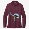 Women's Silk Touch Long Sleeve Polo Thumbnail