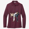 Women's Silk Touch Long Sleeve Polo Thumbnail