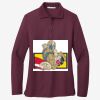 Women's Silk Touch Long Sleeve Polo Thumbnail
