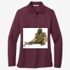 Women's Silk Touch Long Sleeve Polo Thumbnail