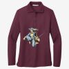 Women's Silk Touch Long Sleeve Polo Thumbnail