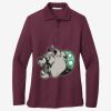 Women's Silk Touch Long Sleeve Polo Thumbnail