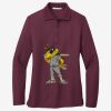 Women's Silk Touch Long Sleeve Polo Thumbnail