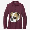 Women's Silk Touch Long Sleeve Polo Thumbnail