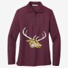 Women's Silk Touch Long Sleeve Polo Thumbnail
