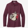 Women's Silk Touch Long Sleeve Polo Thumbnail