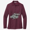 Women's Silk Touch Long Sleeve Polo Thumbnail