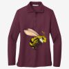 Women's Silk Touch Long Sleeve Polo Thumbnail
