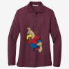 Women's Silk Touch Long Sleeve Polo Thumbnail