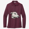 Women's Silk Touch Long Sleeve Polo Thumbnail