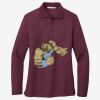 Women's Silk Touch Long Sleeve Polo Thumbnail