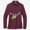 Women's Silk Touch Long Sleeve Polo Thumbnail