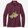 Women's Silk Touch Long Sleeve Polo Thumbnail