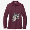 Women's Silk Touch Long Sleeve Polo Thumbnail