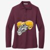 Women's Silk Touch Long Sleeve Polo Thumbnail