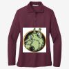 Women's Silk Touch Long Sleeve Polo Thumbnail