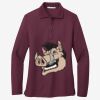 Women's Silk Touch Long Sleeve Polo Thumbnail