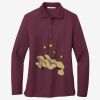 Women's Silk Touch Long Sleeve Polo Thumbnail
