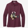 Women's Silk Touch Long Sleeve Polo Thumbnail