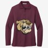 Women's Silk Touch Long Sleeve Polo Thumbnail