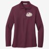 Women's Silk Touch Long Sleeve Polo Thumbnail