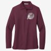 Women's Silk Touch Long Sleeve Polo Thumbnail