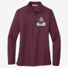 Women's Silk Touch Long Sleeve Polo Thumbnail
