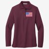 Women's Silk Touch Long Sleeve Polo Thumbnail