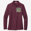 Women's Silk Touch Long Sleeve Polo Thumbnail