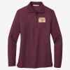 Women's Silk Touch Long Sleeve Polo Thumbnail