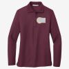 Women's Silk Touch Long Sleeve Polo Thumbnail