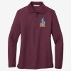 Women's Silk Touch Long Sleeve Polo Thumbnail