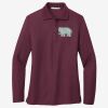 Women's Silk Touch Long Sleeve Polo Thumbnail
