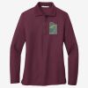 Women's Silk Touch Long Sleeve Polo Thumbnail