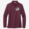 Women's Silk Touch Long Sleeve Polo Thumbnail