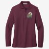Women's Silk Touch Long Sleeve Polo Thumbnail