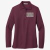 Women's Silk Touch Long Sleeve Polo Thumbnail