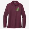 Women's Silk Touch Long Sleeve Polo Thumbnail