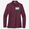 Women's Silk Touch Long Sleeve Polo Thumbnail