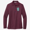Women's Silk Touch Long Sleeve Polo Thumbnail